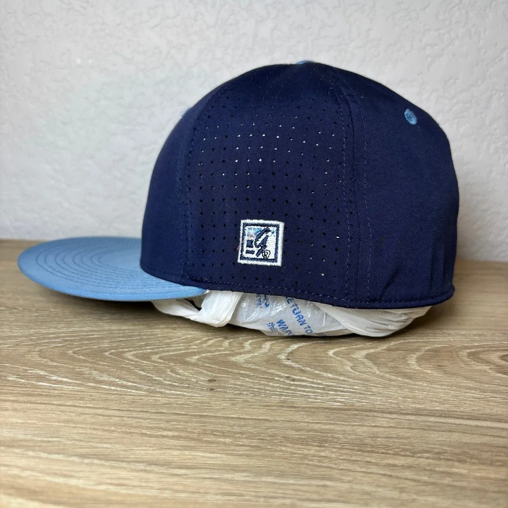 The Game Chicago White Sox Hat Navy Light Blue Fitted Flat Brim Size Medium MLB - Picture 6 of 8
